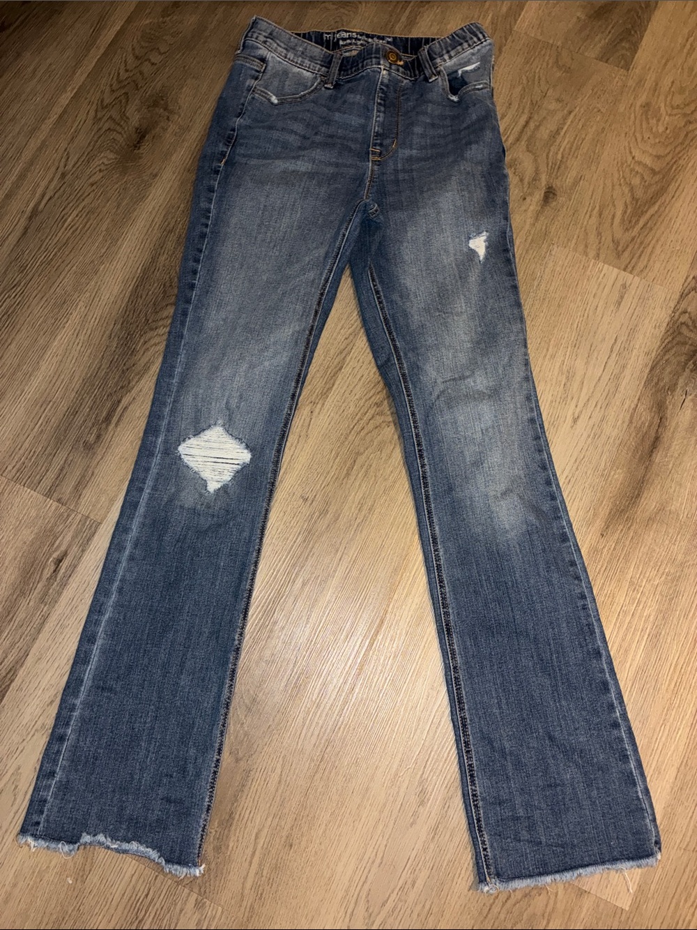 Maurices Super High Rise Distressed Jeans
